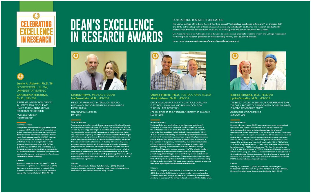2018 Research Excellence Poster