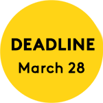 Deadline maRCH 28