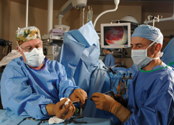 Loading instrument TEM surgery