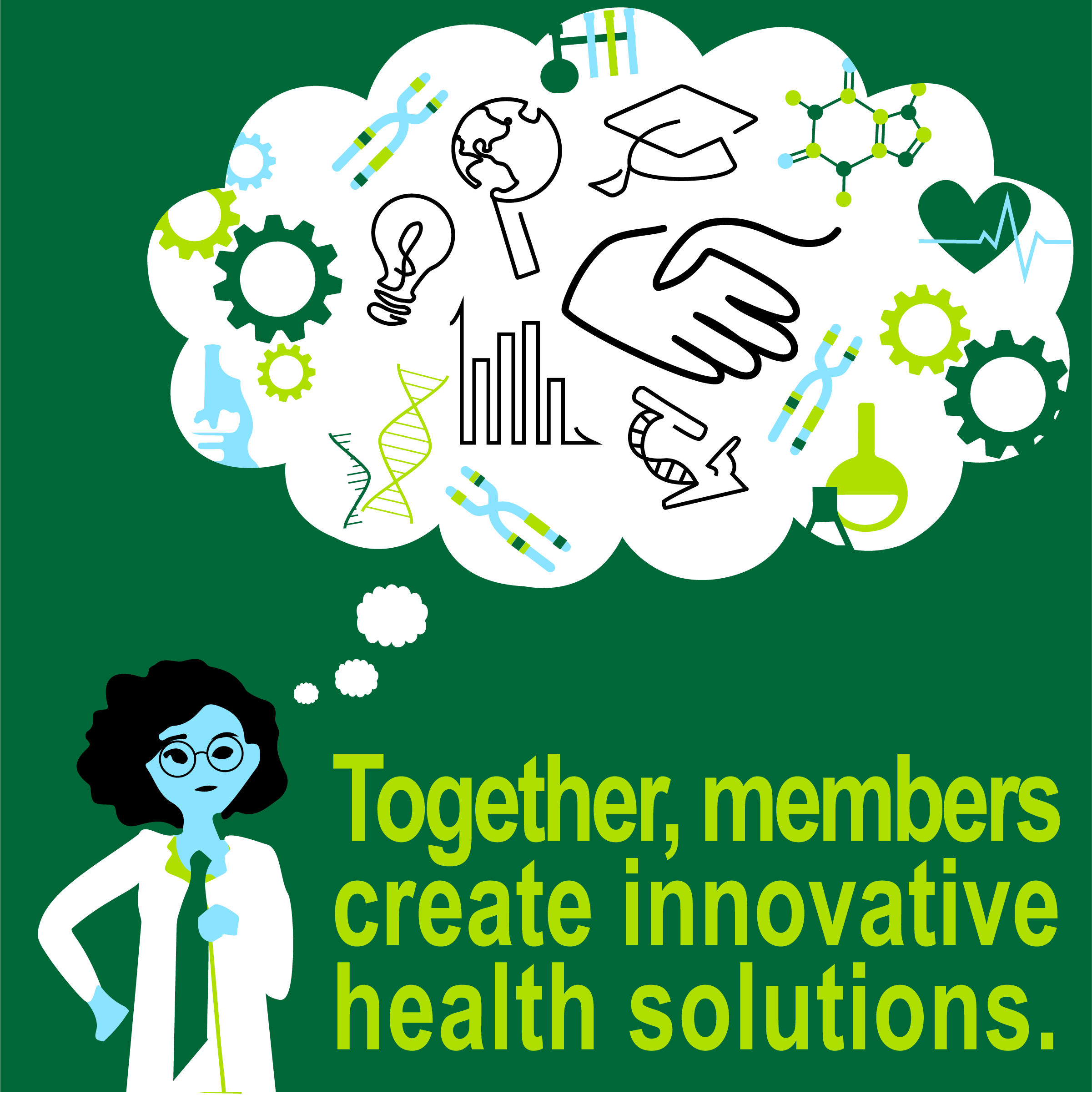 Together, members create innovative health solutions.