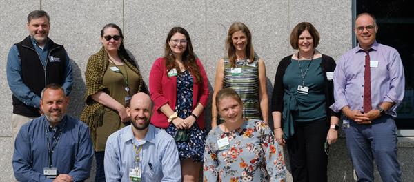 Medical Student Services Team Posing Humorously Medical Student Services Team Posing Humorously
