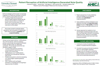 Patient Perception of AI Generated Note Quality Patient Perception of AI Generated Note Quality