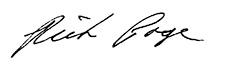 Rick Page signature