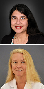 Sherrie Khadanga, M.D, and Jennifer Kelly, D.O. headshots. Sherrie Khadanga, M.D, and Jennifer Kelly, D.O. headshots.