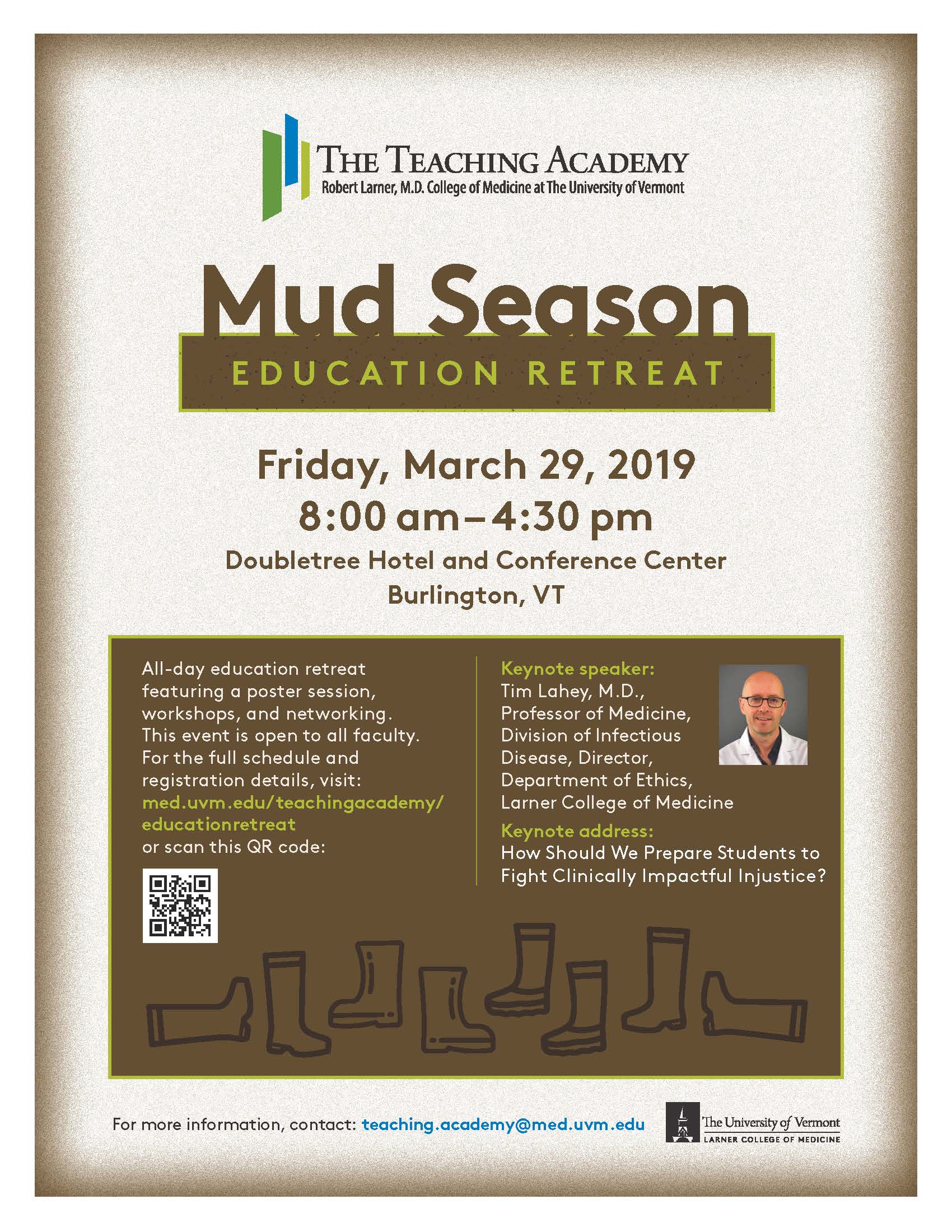 Mud Season Education Retreat
